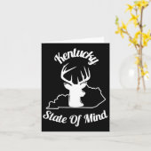 jacht op herten in Kentucky Kaart (Gele Bloem)