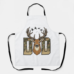 Jacht op herten Vader Camo Buck Vector Shirt Ontwe Schort