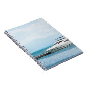 jacht op het aanmeren notitieboek (Rechterzijde)