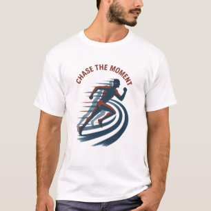 Jacht op het moment hardloopspiraal T-shirt
