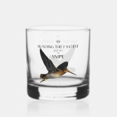 JACHT OP HET SNELSTE WILD OP SNIPE WHISKY GLAS (Voorkant)