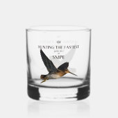 JACHT OP HET SNELSTE WILD OP SNIPE WHISKY GLAS (Achterkant)