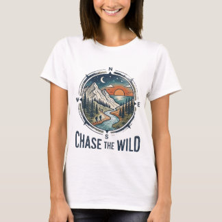 Jacht op het wilde, verken de wereld T-shirt