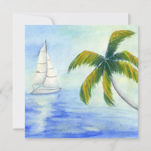 jacht op het zee Palma (Voorkant)