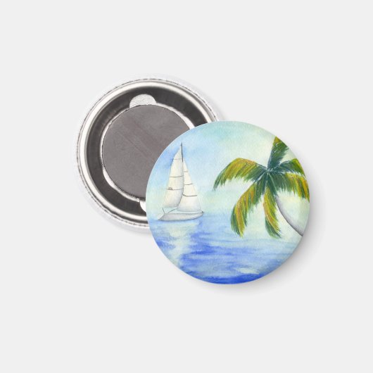 jacht op het zee Palma Magneet (Voorkant / Achterkant)