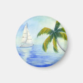 jacht op het zee Palma Magneet (Voorkant)