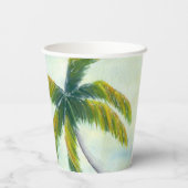 jacht op het zee Palma Papieren Bekers (Achterkant)