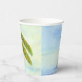 jacht op het zee Palma Papieren Bekers (Rechts)