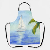 jacht op het zee Palma Schort (Voorkant)
