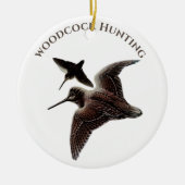 Jacht op houtsnippers keramisch ornament (Voorkant)