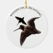 Jacht op houtsnippers keramisch ornament (Achterkant)