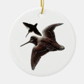 Jacht op houtsnippers keramisch ornament (Voorkant)