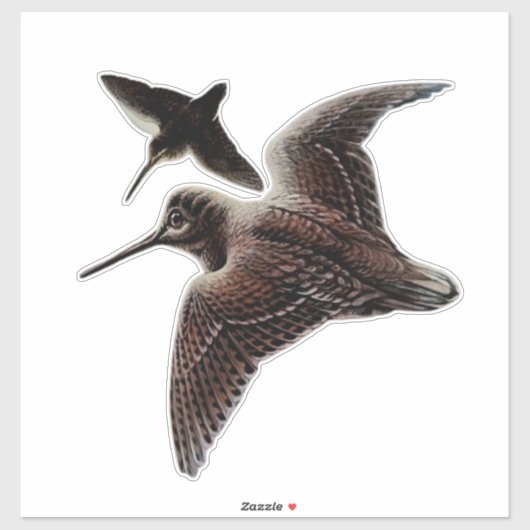 Jacht op houtsnippers sticker (Vel)