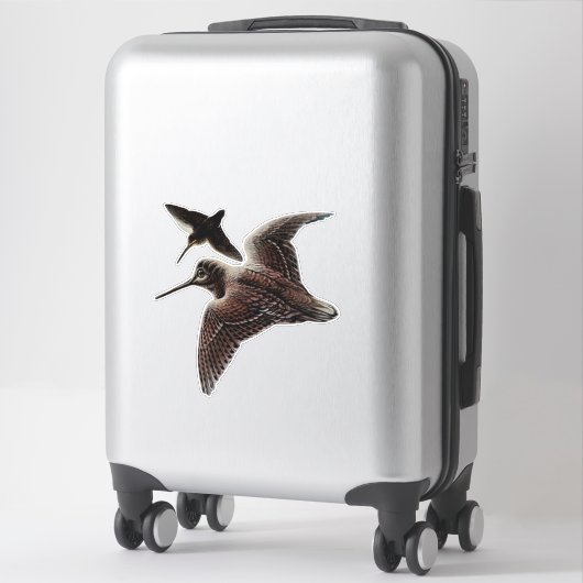 Jacht op houtsnippers sticker (Koffer)