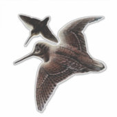 Jacht op houtsnippers sticker (Voorkant)