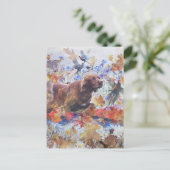 jacht op Irish Setter Briefkaart (Staand voorkant)