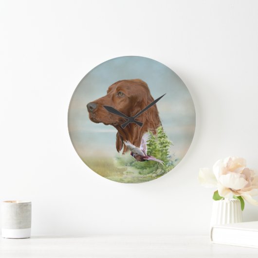 jacht op Irish Setter Grote Klok (Huis)