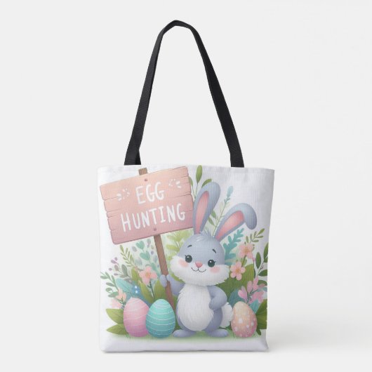 jacht op paaseieren tote bag (Achterkant)