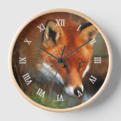 Jacht op rode vos tijdens olieverfschilderij kunst (Voorkant)