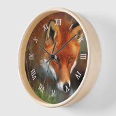 Jacht op rode vos tijdens olieverfschilderij kunst (Hoek)