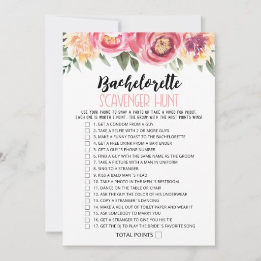 Jacht Op Schat Jubileum Feest Bewerkbare spelkaart Kaart (Voorkant)