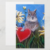 "Jacht op Valentijnse " Briefpapier (Voorkant / Achterkant)
