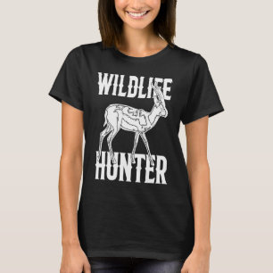 jacht op wilde dieren t-shirt