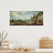 jacht op wilde geiten op de kust, 1620 poster (Keuken)