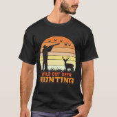 jacht op wilde herten | Retro Sunset Hunter T-shirt (Voorkant)