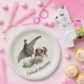 jacht op wilde vogels papieren bordje (Feest)