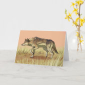 Jacht op zonsopgang kaart (Gele Bloem)