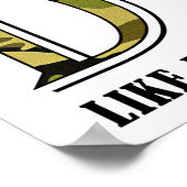 Jacht Pap Grappig Poster (Hoek)