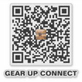 Jacht QR Code Sticker – Geef je uitrusting een boo (Voorkant)