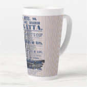 jacht Regatta Advertisement Latte Mok (Rechterhoek)