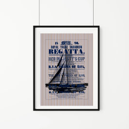 jacht Regatta Advertisement Poster
