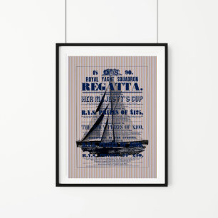  jacht Regatta Advertisement Poster