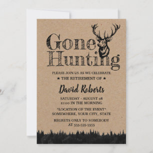 Jacht Rustieke Kraft Pensioenfeest Kaart