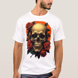 Jacht schedel TPrinted -shirt T-shirt