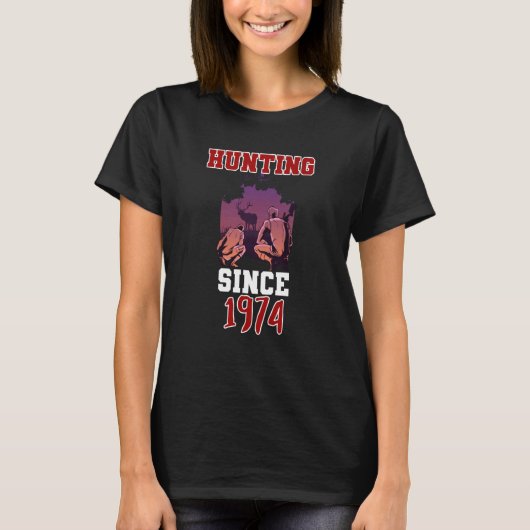 Jacht sinds 1974 t-shirt (Voorkant)