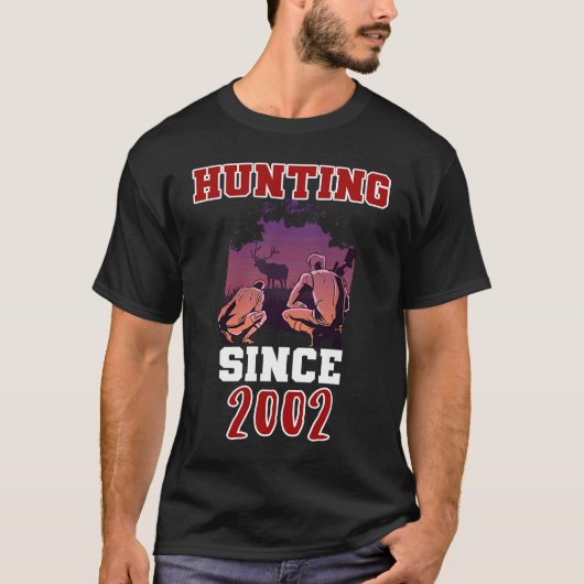 Jacht sinds 2002 t-shirt (Voorkant)