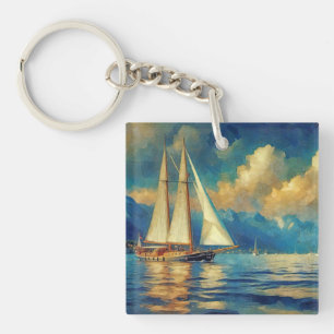 jacht sleutelhanger