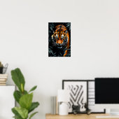 Jacht Tijger Poster (Thuiskantoor)
