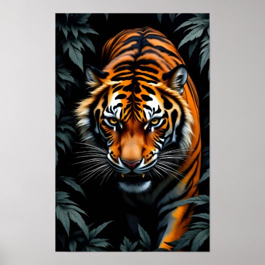 Jacht Tijger Poster (Voorkant)