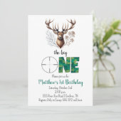 Jacht Verjaardag Uitnodiging voor Eerste Verjaarda (Staand voorkant)