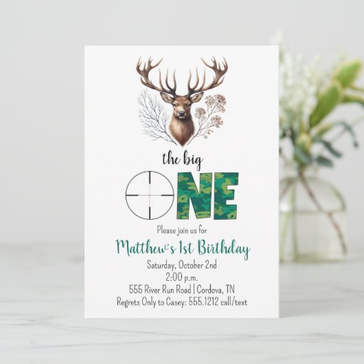 Jacht Verjaardag Uitnodiging voor Eerste Verjaarda (Staand voorkant)