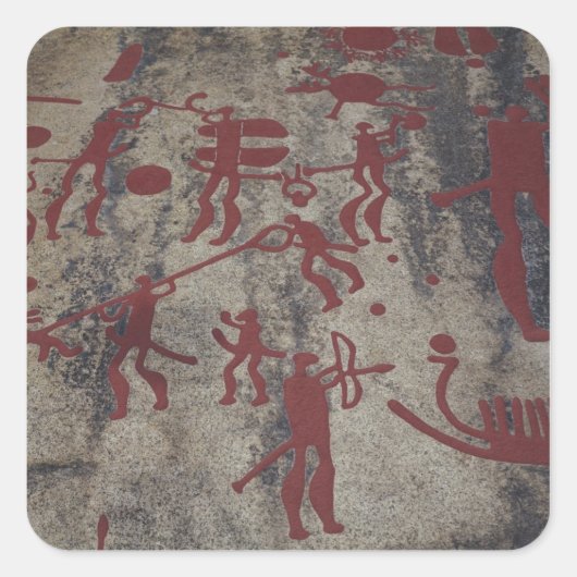 Jacht Vierkante Sticker (Voorkant)