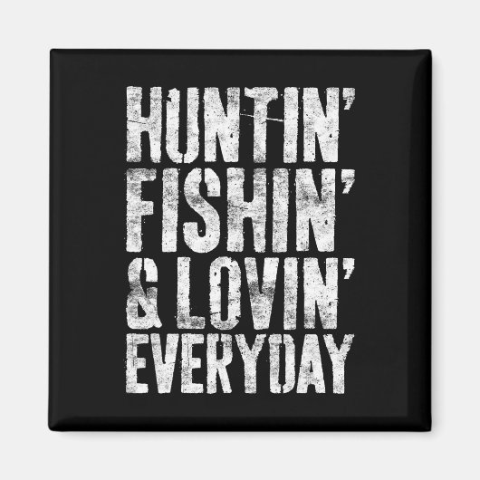 Jacht Vist elke dag van jager Magneet (Voorkant)