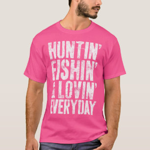 Jacht Vist elke dag van jager T-shirt