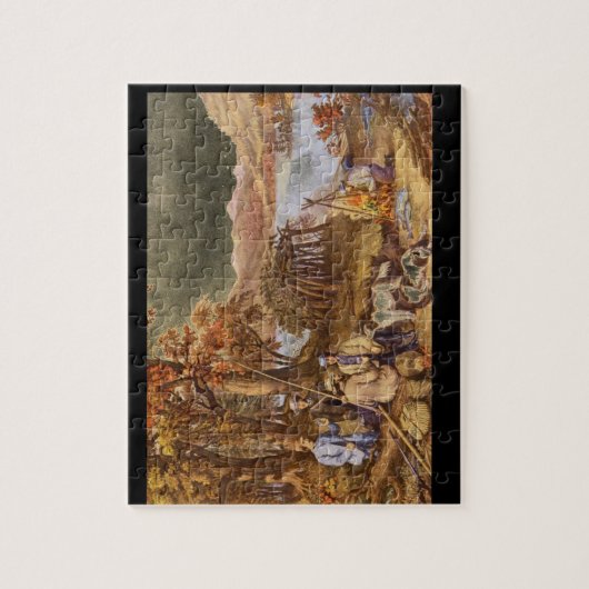 Jacht, Vist en Forest_Engravings Legpuzzel (Verticaal)