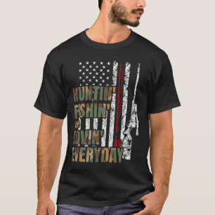 Jacht Vist het dagelijks leven van de Amerikaan De T-shirt